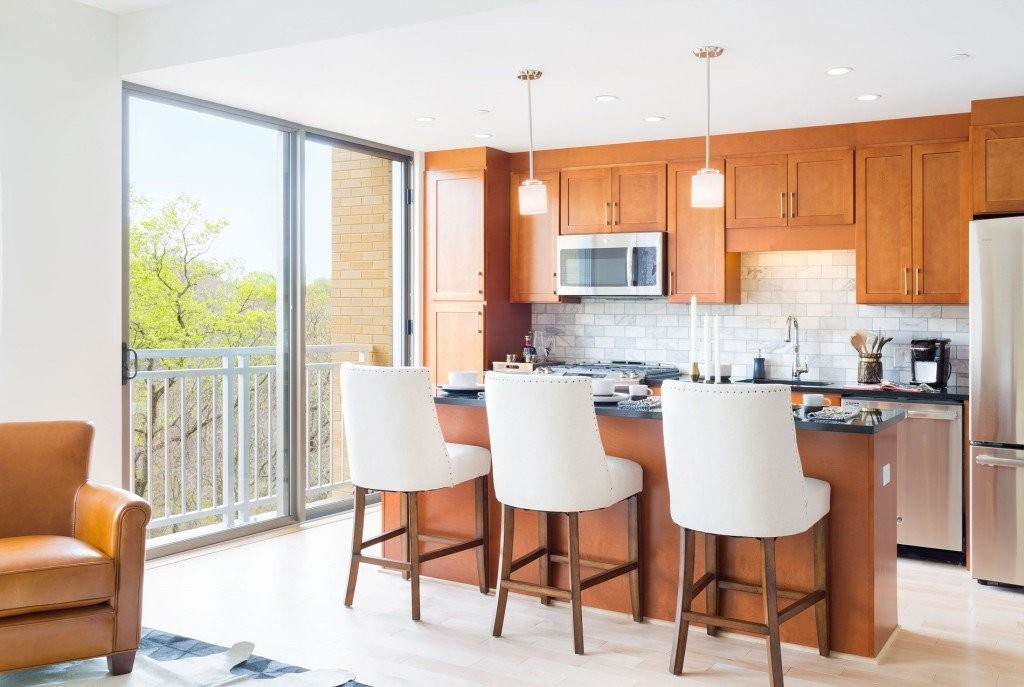 Kitchen View in Park Van Ness Luxury Apartments In Washington DC