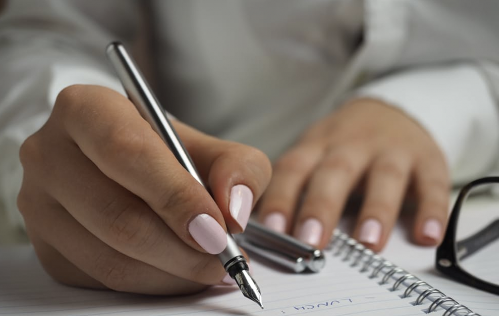 professional woman in DC with fresh manicure